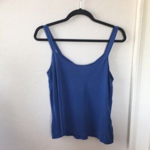 Blue tank top
